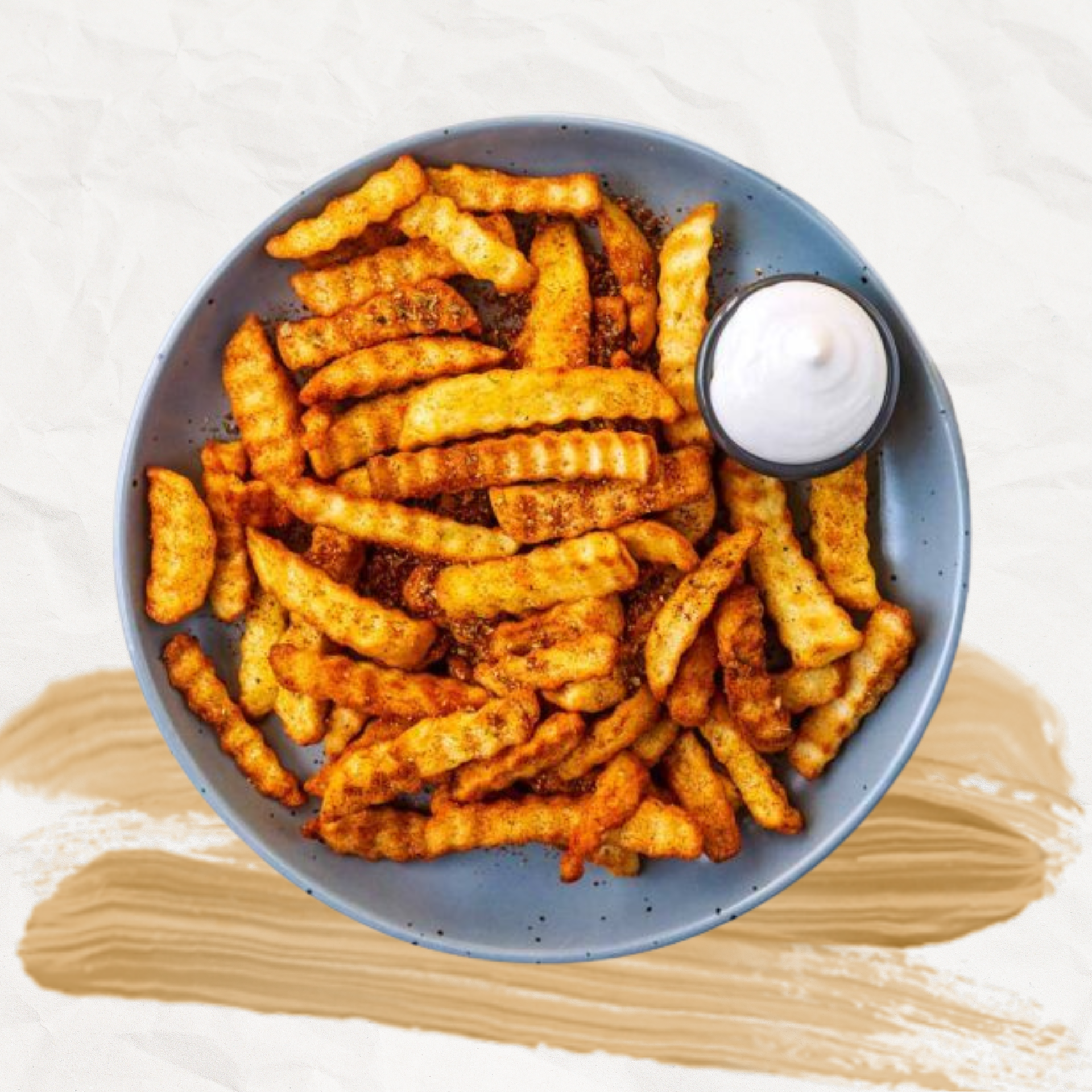 Peri Peri Crinkle cut french fries
